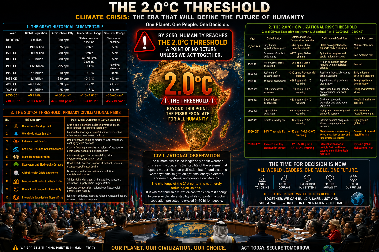 The 2.0°C Threshold: Humanity’s Defining Civilizational Challenge profile picture